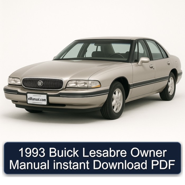 1993 Buick Lesabre Owner Manual instant Download PDF