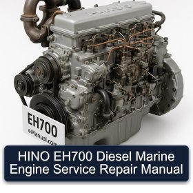 HINO EH700 Diesel Marine Engine Service Repair Manual