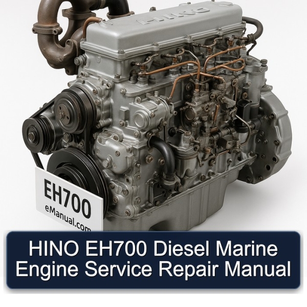 HINO EH700 Diesel Marine Engine Service Repair Manual