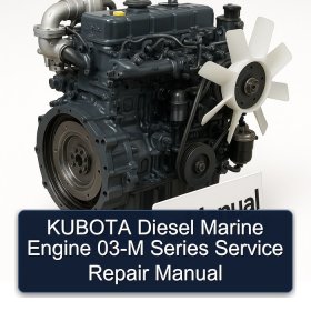 KUBOTA Diesel Marine Engine 03-M Series Service Repair Manual
