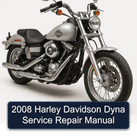 2008 Harley Davidson Dyna Service Repair Manual