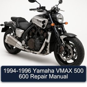 1994-1996 Yamaha VMAX 500 600 Repair Manual