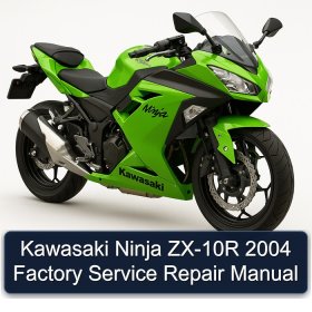 Kawasaki Ninja ZX-10R 2004 Factory Service Repair Manual