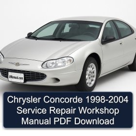 Chrysler Concorde 1998-2004 Service Repair Workshop Manual PDF Download