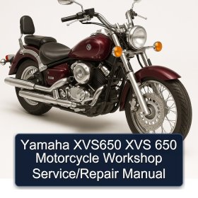 Yamaha XVS650 XVS 650 Motorcycle Workshop Service/Repair Manual