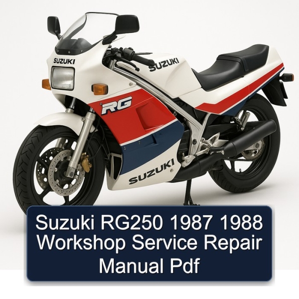 Suzuki RG250 1987 1988 Workshop Service Repair Manual Pdf