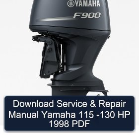 Download Service & Repair Manual Yamaha 115 -130 HP 1998 PDF