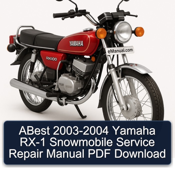 ABest 2003-2004 Yamaha RX-1 Snowmobile Service Repair Manual PDF Download