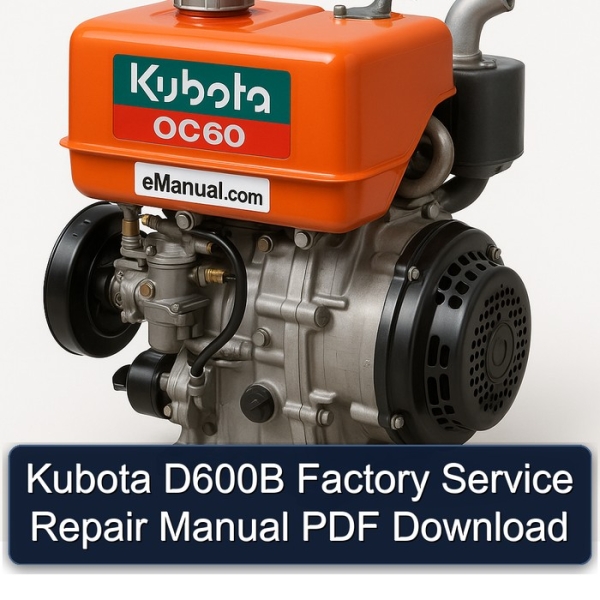 Kubota D600B Factory Service Repair Manual PDF Download