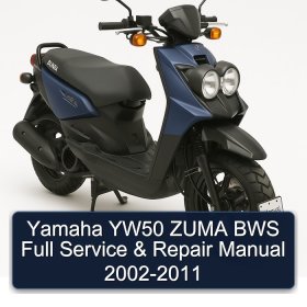 Yamaha YW50 ZUMA BWS Full Service & Repair Manual 2002-2011