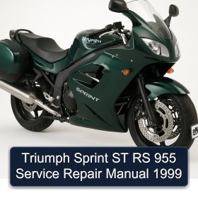 Triumph Sprint ST RS 955 Service Repair Manual 1999