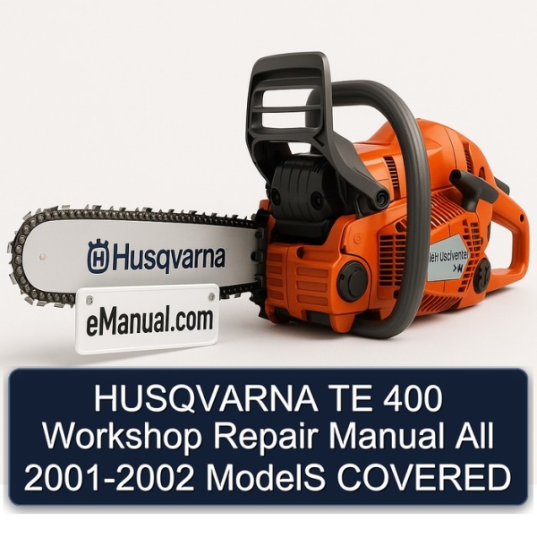 HUSQVARNA TE 400 Workshop Repair Manual All 2001-2002 ModelS COVERED