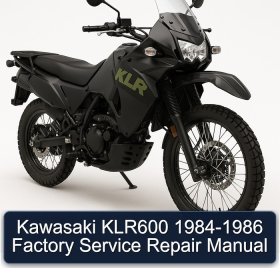 Kawasaki KLR600 1984-1986 Factory Service Repair Manual