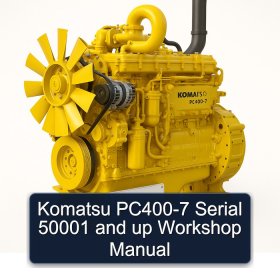 Komatsu PC400-7 Serial 50001 and up Workshop Manual
