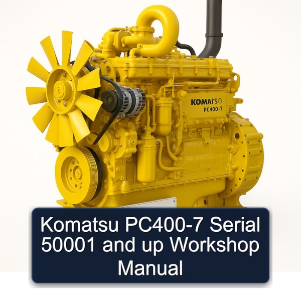 Komatsu PC400-7 Serial 50001 and up Workshop Manual