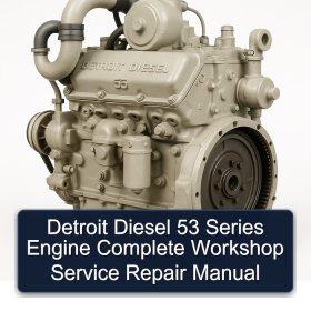 Detroit Diesel 53 Series Engine Complete Workshop Service Repair Manual