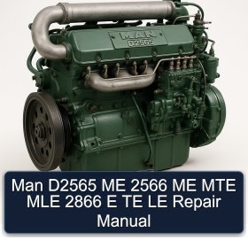 Man D2565 ME 2566 ME MTE MLE 2866 E TE LE Repair Manual