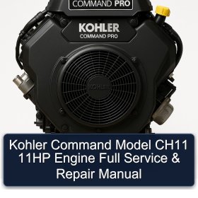Kohler Command CH11 11 PS Motor: Wartung & Reparaturhandbuch