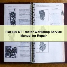 Fiat 680 DT Traktor Werkstatt Handbuch PDF Download