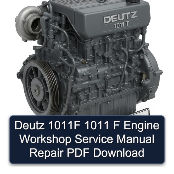 Deutz 1011F 1011 F Engine Workshop Service Manual Repair PDF Download