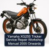 Yamaha XG250 Tricker Service Repair Workshop Manual 2005 Onwards