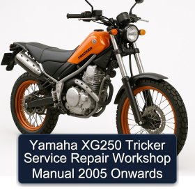 Yamaha XG250 Tricker Service Repair Workshop Manual 2005 Onwards