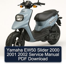 Yamaha EW50 Slider 2000 2001 2002 Service Manual PDF Download