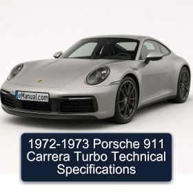 1972-1973 Porsche 911 Carrera Turbo Technical Specifications