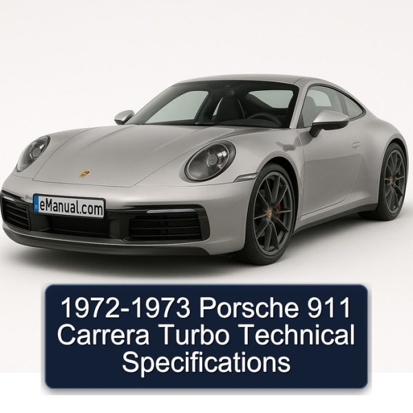 1972-1973 Porsche 911 Carrera Turbo Technical Specifications