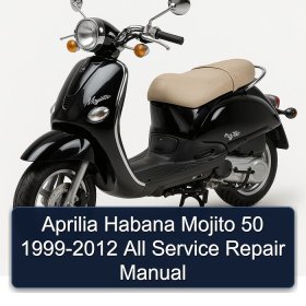 Aprilia Habana Mojito 50 1999-2012 All Service Repair Manual