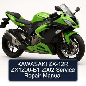 KAWASAKI ZX-12R ZX1200-B1 2002 Service Repair Manual