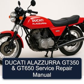 DUCATI ALAZZURRA GT350 & GT650 Service Repair Manual