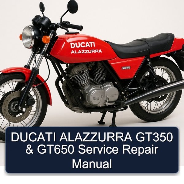 DUCATI ALAZZURRA GT350 & GT650 Service Repair Manual