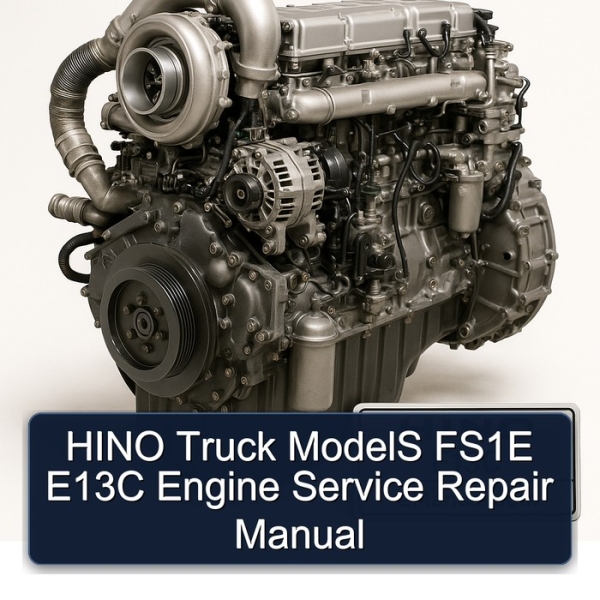 HINO Truck ModelS FS1E E13C Engine Manual de servicio y reparación
