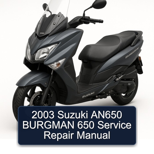 2003 Suzuki AN650 BURGMAN 650 Service Repair Manual