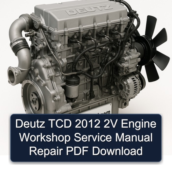 Deutz TCD 2012 2V Engine Workshop Service Manual Repair PDF Download