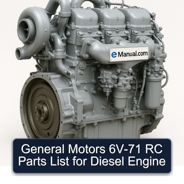 General Motors 6V-71 RC Parts List for Diesel Engine