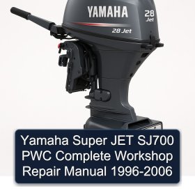 Yamaha Super JET SJ700 PWC Complete Workshop Repair Manual 1996-2006