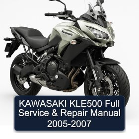 KAWASAKI KLE500 Full Service & Repair Manual 2005-2007