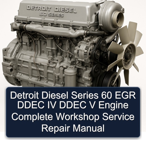 Detroit Diesel Series 60 EGR DDEC IV DDEC V Engine Complete Workshop Service Repair Manual