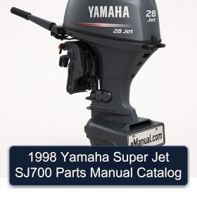 1998 Yamaha Super Jet SJ700 Parts Manual Catalog