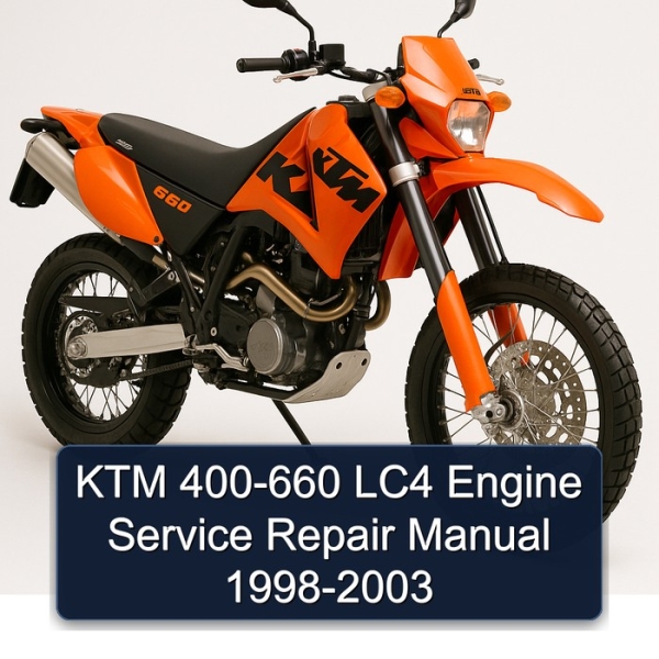 KTM 400-660 LC4 Engine Service Repair Manual 1998-2003