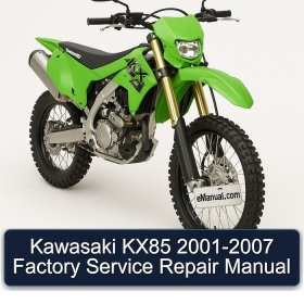 Kawasaki KX85 2001-2007 Factory Service Repair Manual