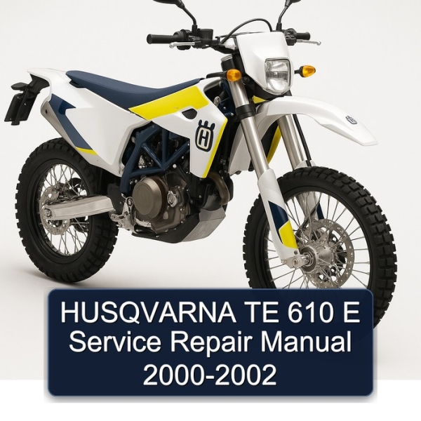HUSQVARNA TE 610 E Service Repair Manual 2000-2002