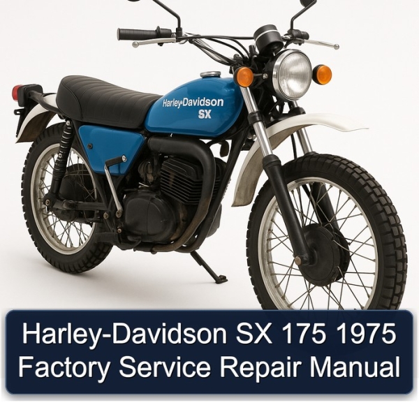 Harley-Davidson SX 175 1975 Factory Service Repair Manual