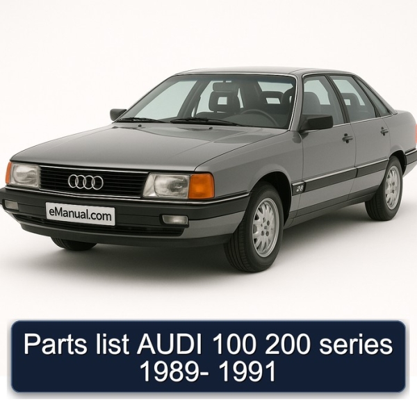 Parts list AUDI 100 200 series 1989- 1991