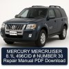 MERCURY MERCRUISER 8.1L 496CID # NUMBER 30 Repair Manual PDF Download