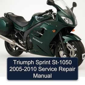 Triumph Sprint St-1050 2005-2010 Service Repair Manual