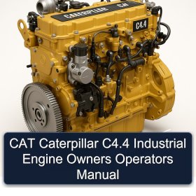 CAT Caterpillar C4.4 Industrial Engine Owners Operators Manual