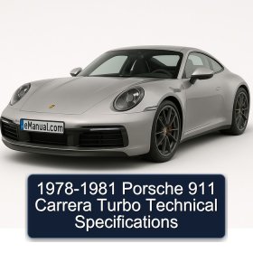 1978-1981 Porsche 911 Carrera Turbo Technical Specifications